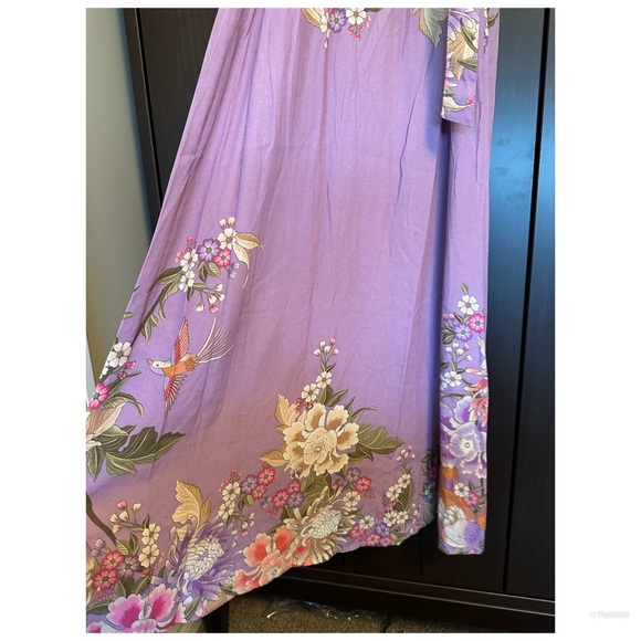 Spell Blue Skies Wrap Maxi Dress Size XS - Picture 9 of 16